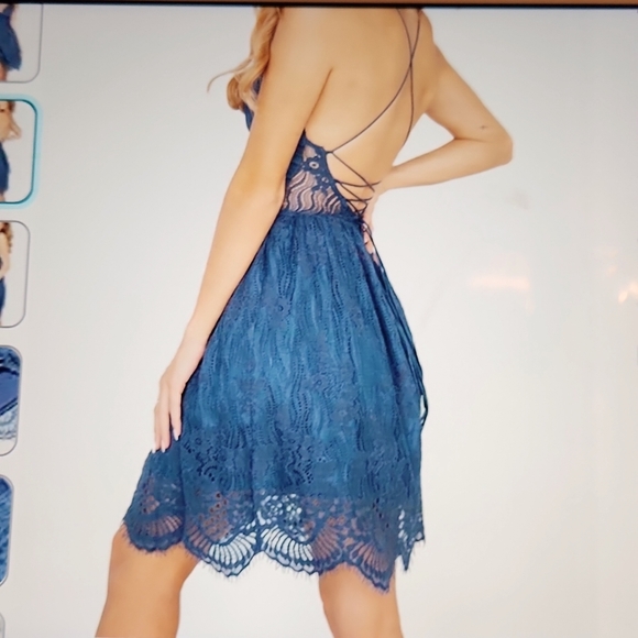 Aooksmery Blue Sundress - Picture 13 of 15